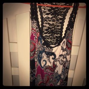 Nightgown with Lace Trim 2X